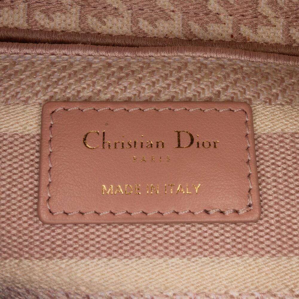 Dior Medium Embroidered Canvas Houndstooth Lady D Lite - Picture 7 of 16